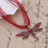 Multi-Layer Chain Bohemian Dragonfly Necklaces