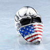 US Flag Skull Ring For Men