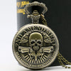 2nd Amendment Quartz Pocket Watch With Necklace