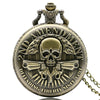 2nd Amendment Quartz Pocket Watch With Necklace