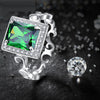 Emerald Solid 925 Sterling Silver Ring