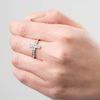 Cross Silver Fashion Rings for Women